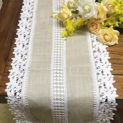 China modern european style lace border washable tablecloth for wedding for sale