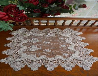 China Tablecloth 100% Simple Wedding Tablecloth Polyester Tablecloth Flower Embroidery Wedding for sale