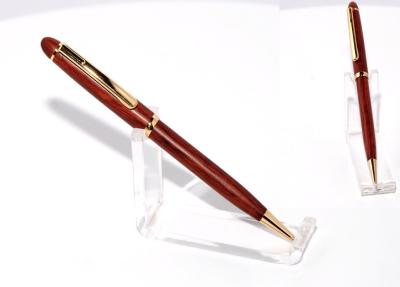 China Small rosewood twist ballpoint pen for sale