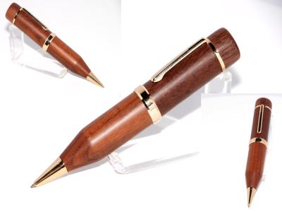 China Oversize rosewood twist ballpoint pens for sale