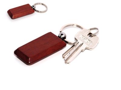 China Rectangular rosewood key chain for sale