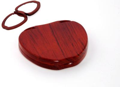 China Rosewood Apple shape double side mirror for sale