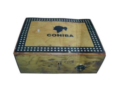 China Glossy vanish Cigar box for sale