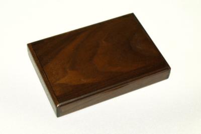 China Walnut wood name card box for sale