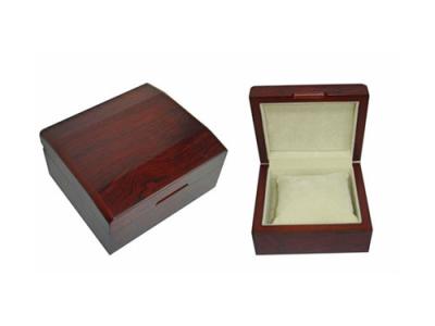 China MDF+Paper veneer Wood watch box for sale