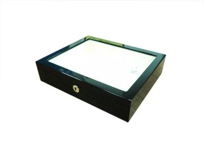 China MDF glossy black painting Jewelry box, Jewellery box, Jewel box with Mirror inside for sale