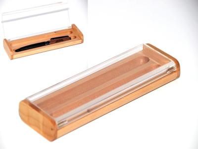 China B0404M Maple bottom acrylic top lid wood pen box for sale