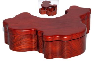 China China map shape wood box for sale