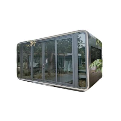 China Modern Hot Sale Mobile Homes House Accessories ALPOD-C Garden Sunroom Top Wooden Aluminum Container for sale