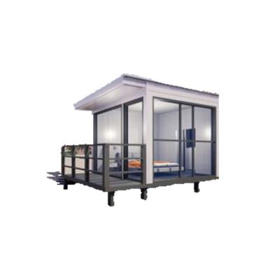 China Large Capacity Modern Movable House Modular Prefab Nano Used For Beach Resort Campground Island for sale