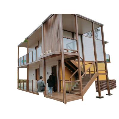 China Modern Multifunctional Luxury Container House Mobile Making Machine Camellia Hotel for sale