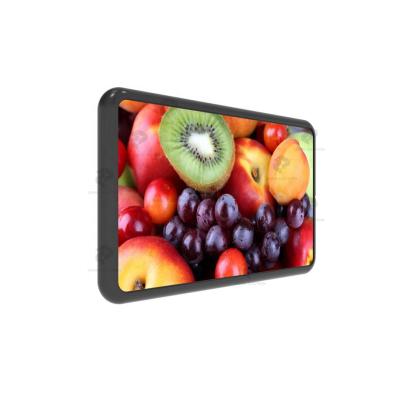 China Outdoor ultra thin wall mount outdoor fanless QLED touch free digital LCD signage IP67 waterproof display for sale