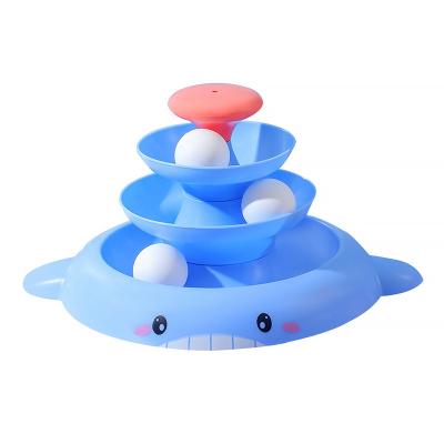 China Sustainable Manji Unique Eco Friendly Cat Animal Playing Interactive Exercise Motion Training Shelf Storage Cat Toys Pet for sale