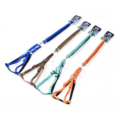 China Reflective Manji Latest Design Customized Luxury Retractable Harness Reflective Rope Dog Body Pet Collars Leashes for sale