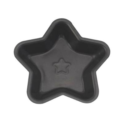 China QJP 118213 Carbon Steel Non-Stick Bakeware Star Pentagon Cake Mold Bundt Pan Viable for sale