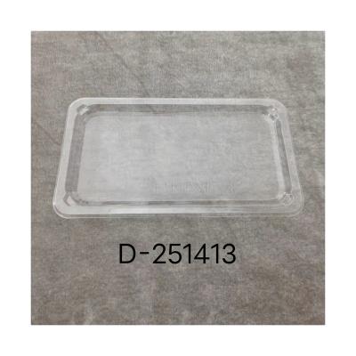 China Various Sizes Freezer Food Display Square Disposable Box Container Food Packaging Trays for sale