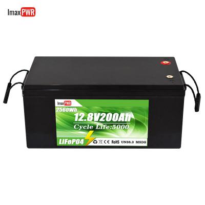 Chine paquet de batterie de stockage de l'énergie de maison de 12.8V 200Ah pour la marine de la caravane rv à vendre