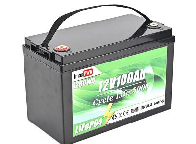 China het Pak van 12.8V 100AH 1280Wh Li Ion Storage Battery Deep Cycle LiFePO4 Te koop