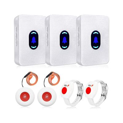 China Daytech LC01 4-3 Nursing Home Nursing Home Hotel Office Long Range Home Seniors and Disabilities Personal Wireless Caregiver System Home Pager for sale