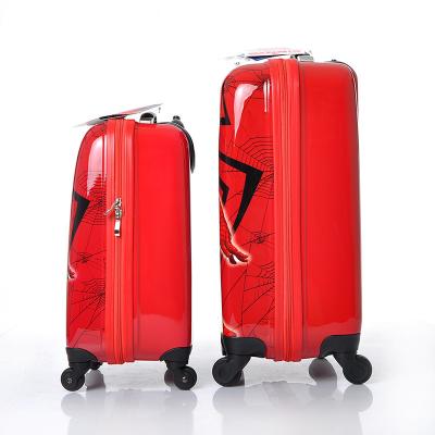 China 4 Wheel Suitcase Lightweight  Printing Travel Trolley Luggage for sale