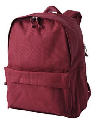 China Red Portable Fashion Waterproof Travel Backpack With Soft Rivet Bag for sale