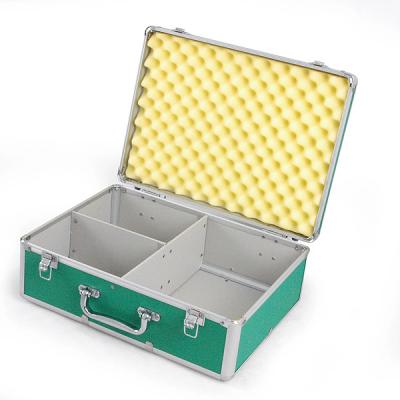 China Custom Aluminum Tool Case Silver Toy Tool Box BV Verify With Code Lock for sale