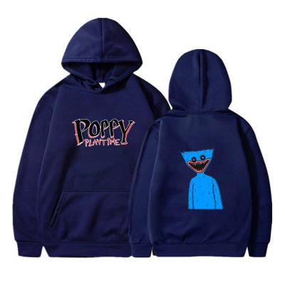 China Anti-wrinkle Poppy Weather Sweater Printing Plus Velvet Adult Children Autumn And Winter Sweater Hoodie for sale