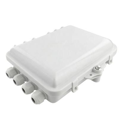 China High Quality Waterproof ABS Outdoor / Indoor Ftth Distribution 12cores Fiber Optic Terminal Box for sale