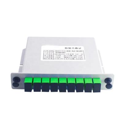 China UPC/RPA Box 1x8 Fiber Optic Splitter Box PLC Fiber Optic Splitter PLC Fiber Optic Equipment Fiber Optic Splitter 130*100*25 for sale