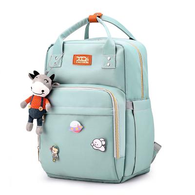 China Factory OEM Maternity Bag Baby Diaper Bag Large Capacity Waterproof Nylon Anti-theft Bag Colorful Backpack for sale