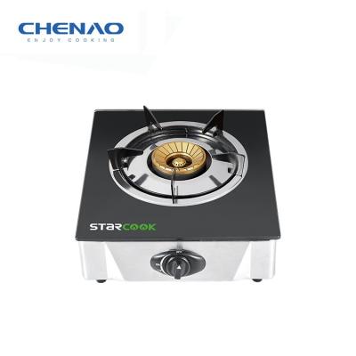 China Cooking Stove Panel Auto Ignition 2 Burner Table Glass Indoor Outdoor Gas Stove for sale