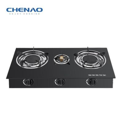 China Hotel CE Certificate Product Product Infrared Black Burner Gas Panel Gas Stove Manufacturers China for sale