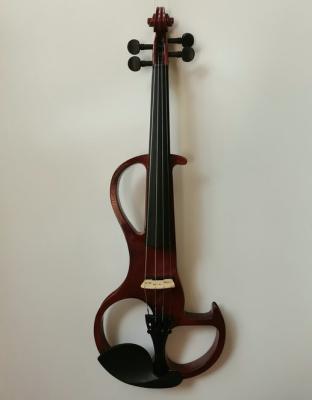 China Price 4/4 fashionable normal student wholesaler built-in solid wood electric violin silent solid wood electric violin for sale