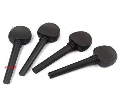 China Fashionable Replacement Hardwood Fiddle Tuning Peg Set Cello Parts Accessories 4pcs Cello For 4/4 Size Cello for sale