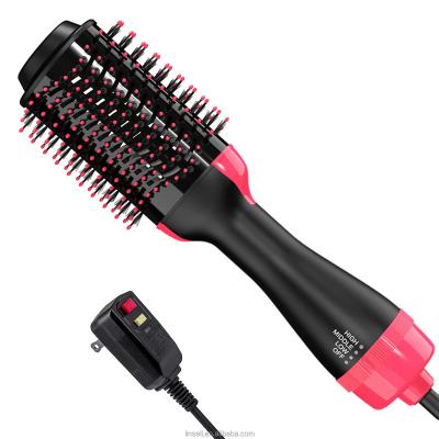 China Nondisposable High Quality Hot Air Paint One Step Hair Dryer Straightener Brush and Volumizer Hot Airbrush One Step Hair Dryer for sale