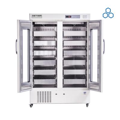 China 576 bolsas de sangre almacenamiento 1008 litros de capacidad Banco de sangre médico refrigerador en venta