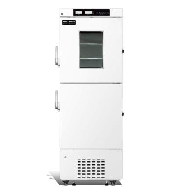 China 368L Largest Capacity Laboratory Hospital Deep Combined Refrigerator Freezer for sale