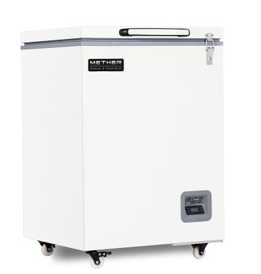 China 100 Liters Mini Small Portable High Quality Biomedical Chest Freezer For Hospital for sale