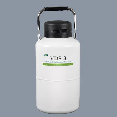 China ISO White Portable Liquid Nitrogen Container 100L Aviation Aluminum for sale