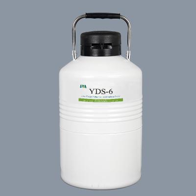 China Aviation Aluminium Portable Liquid Nitrogen Tank 100 Liters For Animal Farm for sale