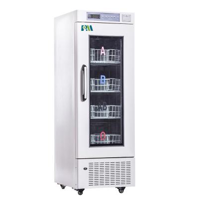 China Refrigeradores do banco de sangue de 4 graus R134a com forçado - cesta revestida do pó refrigerar de ar à venda