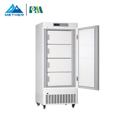 China Minus 40 Degree CFC Free 268 Liters Vaccine Standing Deep Cryogenic Freezer Direct Cooling for sale