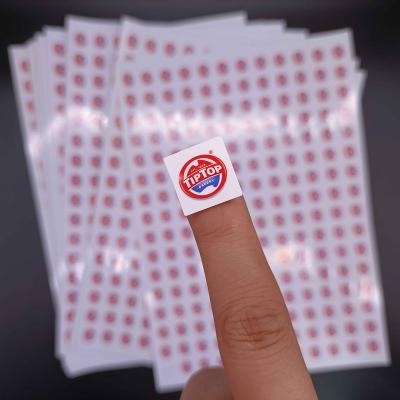 China Waterproof Custom Printed Small Logo Label Sticker On A4 Paper Biodegradable Micro SD Sticker Label Sticker for sale