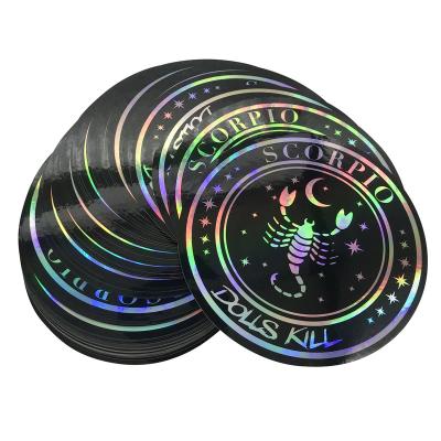 China China Manufacturer Waterproof Hologram Label Round Sticker Logo Stickers Custom for sale