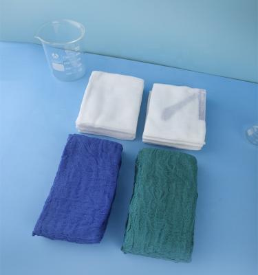 China Medical Non Sterile Prewashed 100% Cotton Lap Sponge With Blue Loop Accessories Cotton Abdominal Pad for sale