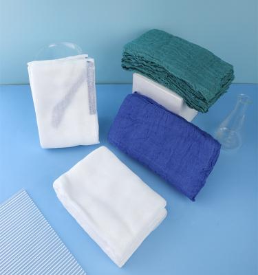 China Absorbent Cotton Disposable Gauze 100% Surgical Cotton Surgery Pad With Non-Sterile 20 Loop X-Ray Tape Gauze Cover Sponge High Quality Mesh for sale