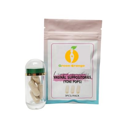 China Powder Suppositories Boric Acid Suppositories For Healthy Feminine Support Yoni Pops Vaginal Suppository PH Capsules for sale