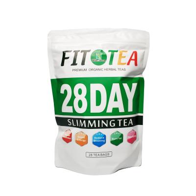 China Private Label Special Design Low Fat Detox Tea Fast 28 Day Detox Flat Belly Tea Slimming Detox Tea for sale