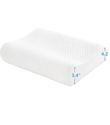 China Anti-Static Contoured Memory Foam Pillow Neck Pain Relief, Orthopedic Neck Sleep Pillow for Side, Back and Stomach Sleep for sale