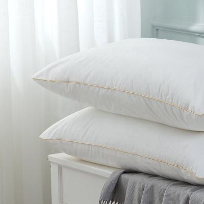 China Wholesale Anti-static Healthy Polyester Microfiber Polyester Pillow Five Star Hotel Sleep Pillow 1000g Filling for sale